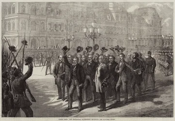 Binnen Parijs, de Voorlopige Regering beoordeelt de Nationale Garde